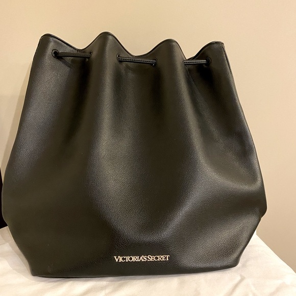 Victoria’s Secret Leather Drawstring Bag - Picture 2 of 5
